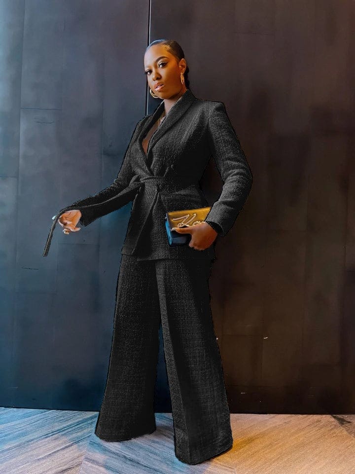 Tweed button two piece