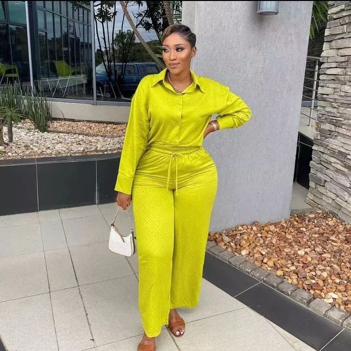 Olive Matching pants & top