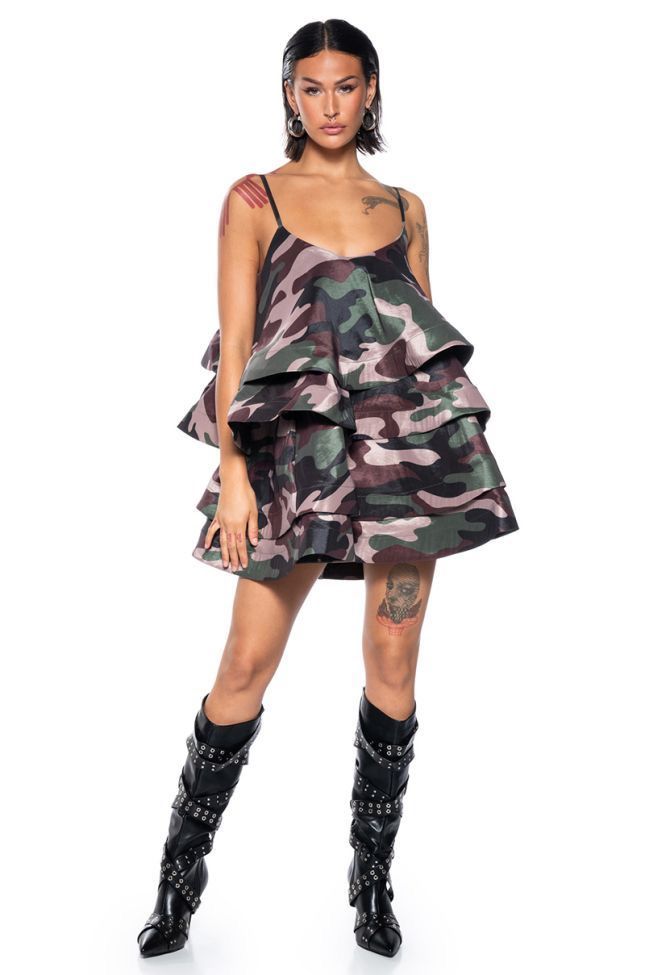 Camo Layered dress