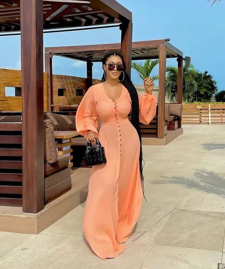 Chiffon button down summer dress