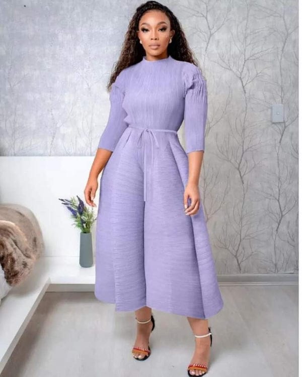 Flare leg jumpsuit