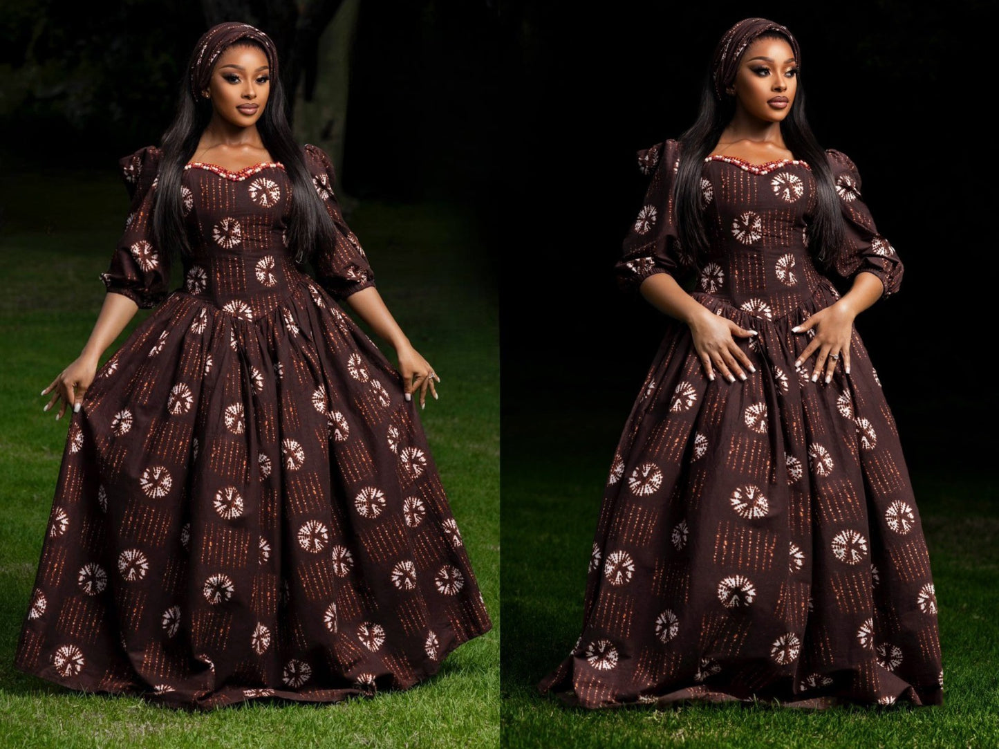 Medium sleeves dress