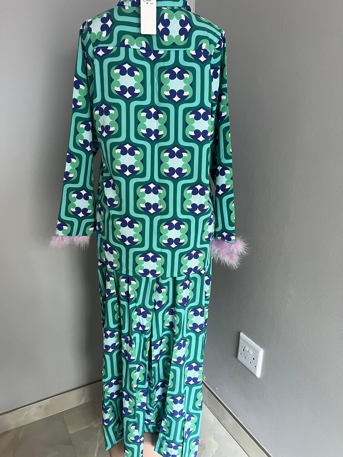 fur arms two piece set