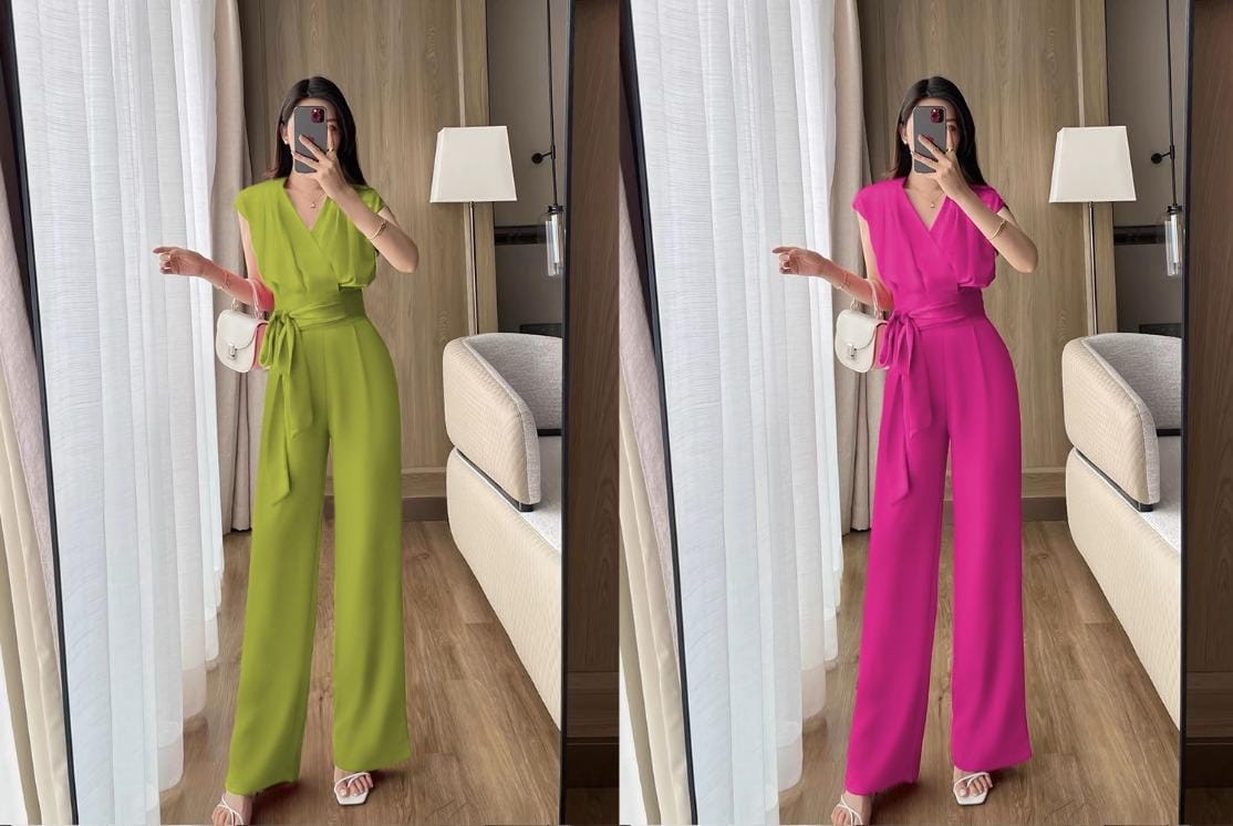 Wrap round top & matching pants