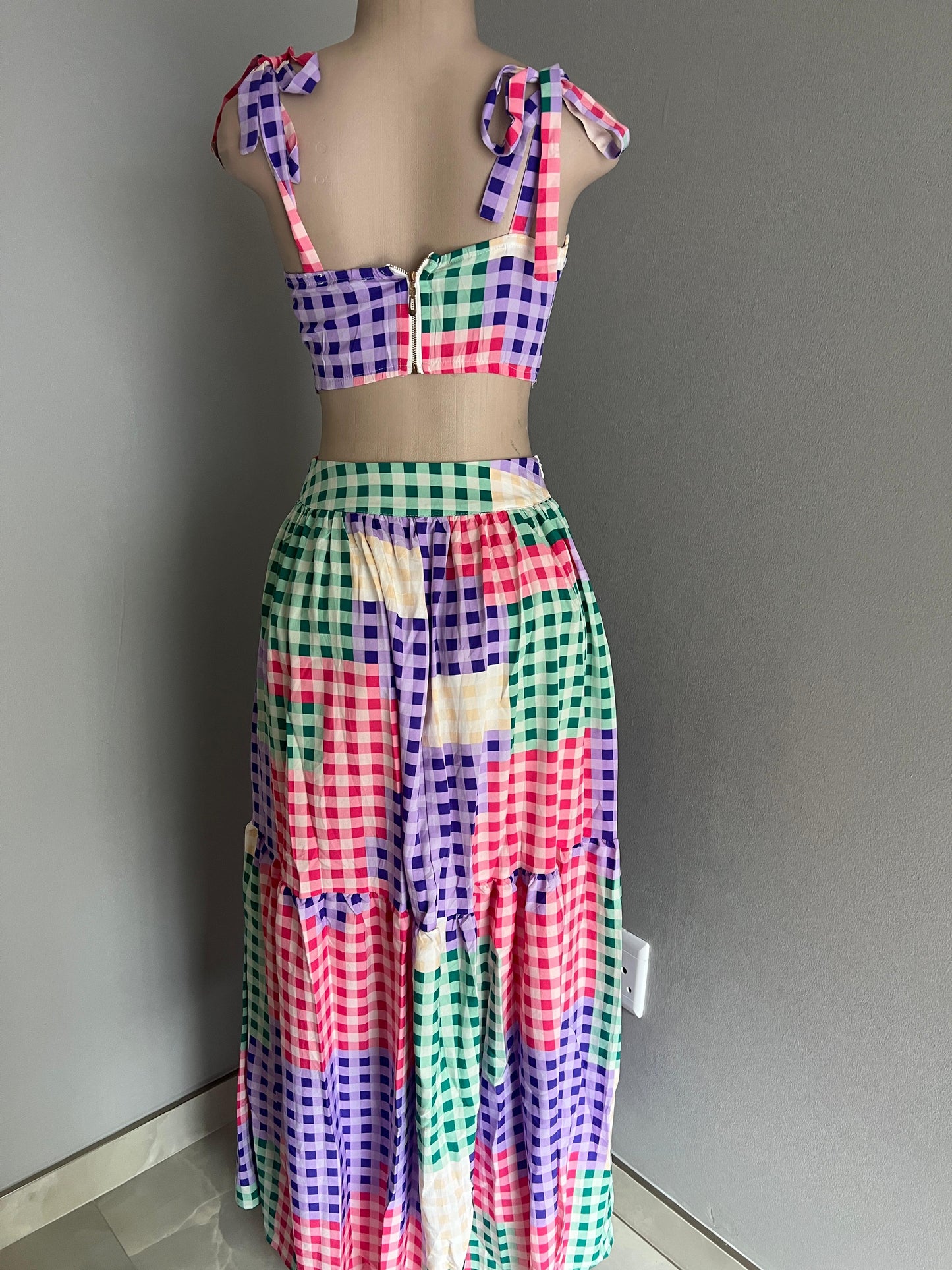 color blocking skotchy set