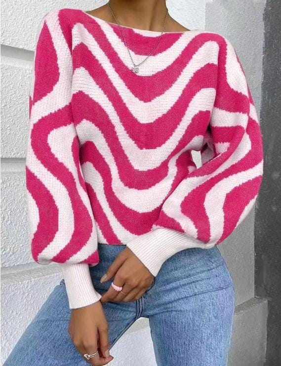 wave knit top
