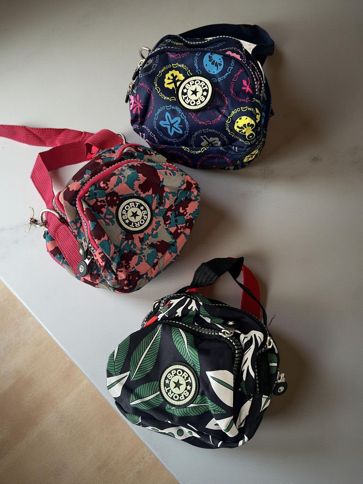 round soft pouch bag