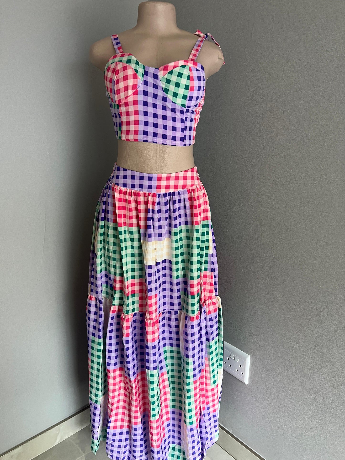 color blocking skotchy set