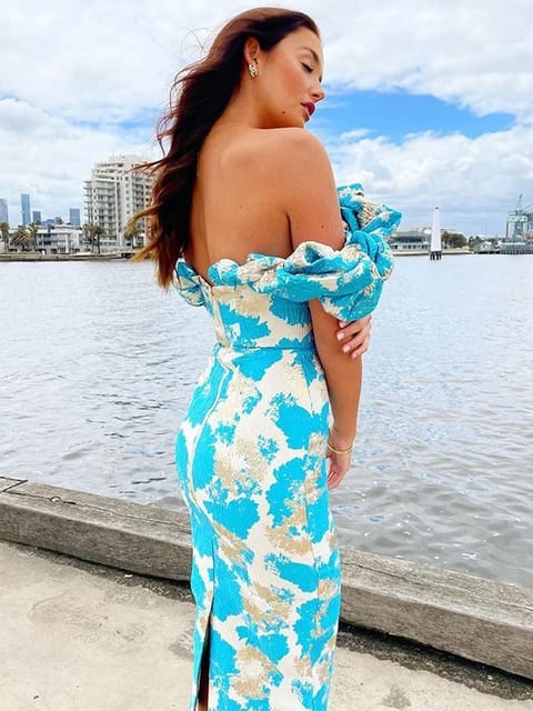 Off shoulder bodycon dress