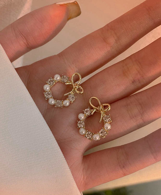Pearl bow Earrings