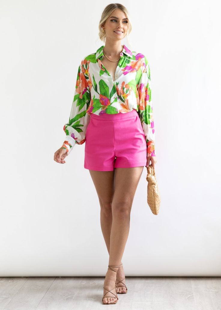 Tropical Leaf Shirt & short