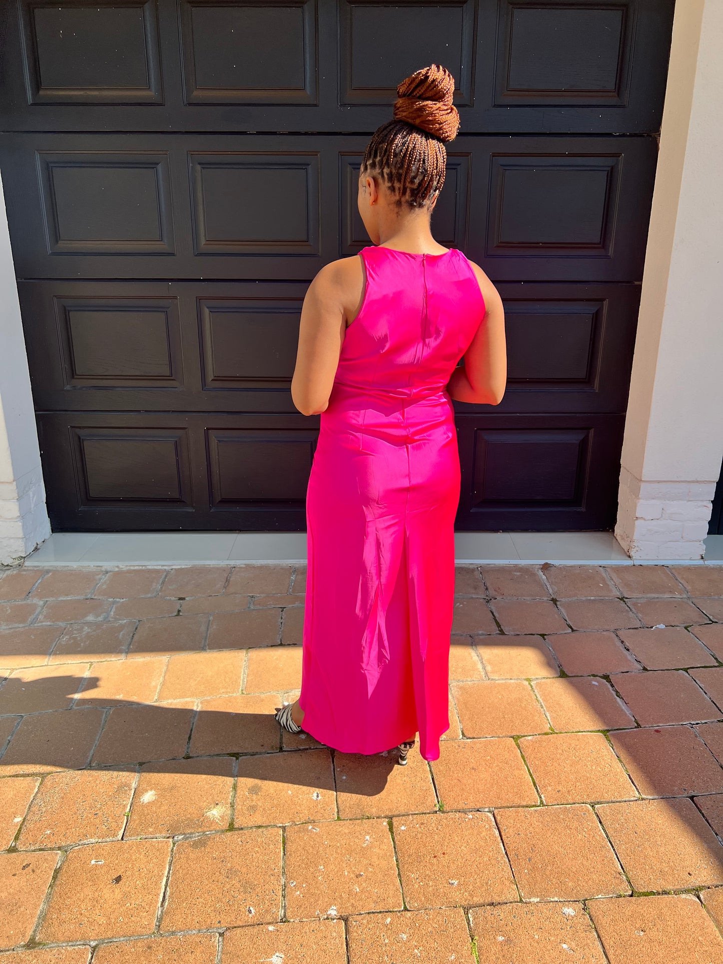 round neck full cover dress