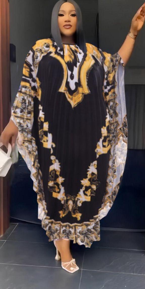 Poncho mosaic dress