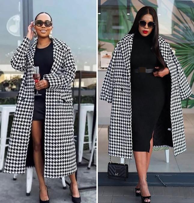HOUNDSTOOTH COAT