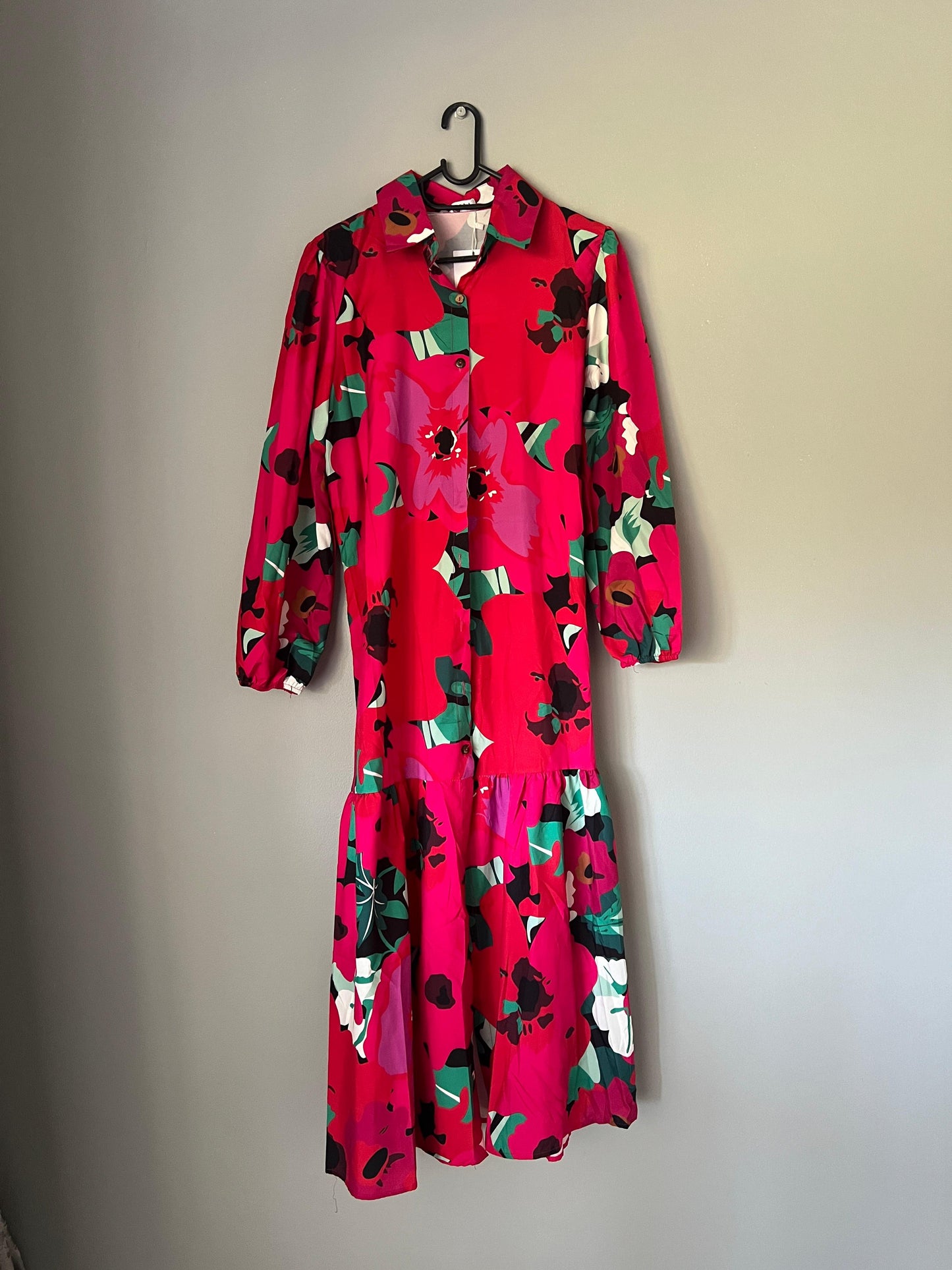floral colourful dress