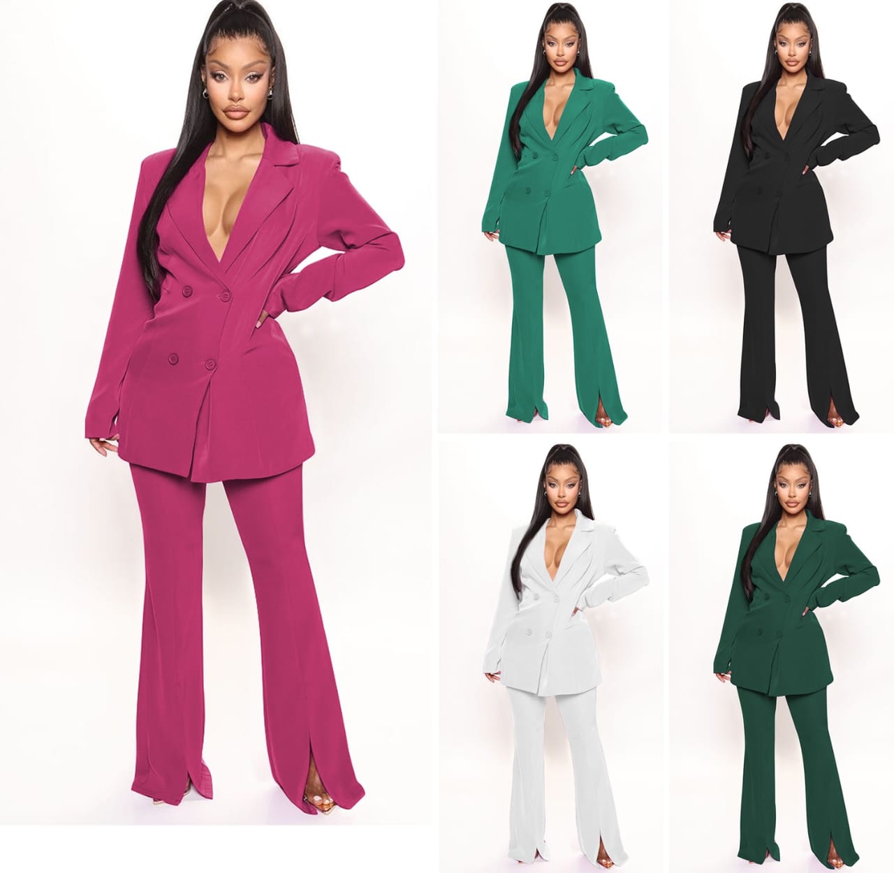 Coat two piece set