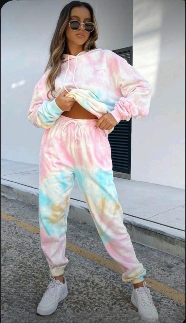 Tie Dye tracksuit set