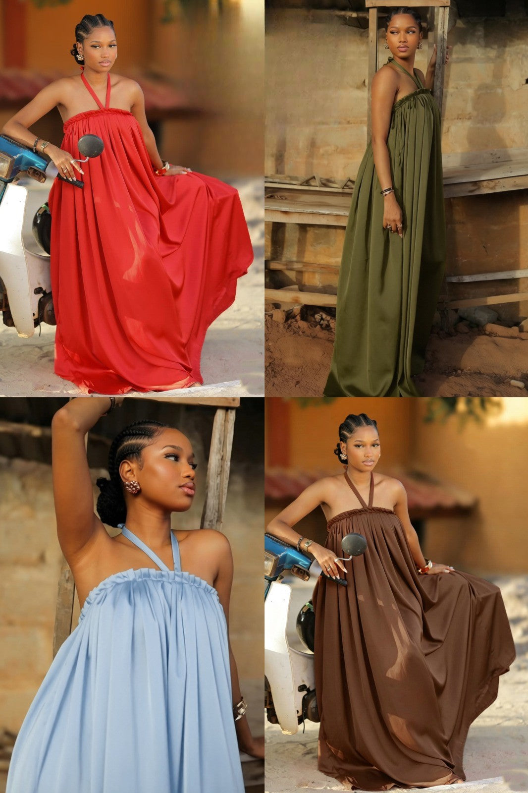 FLARE DRESS BOOTUBE WITH THIN NECK STRAP