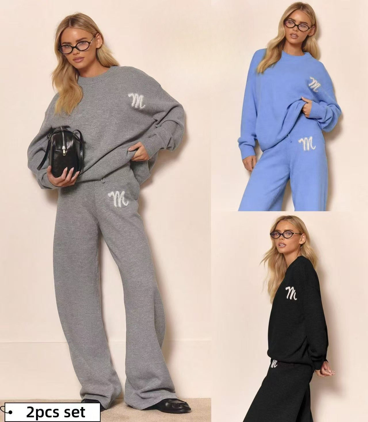 Loose warm two piece set