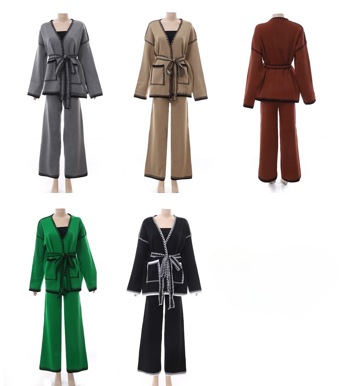 Two Piece knit with belt