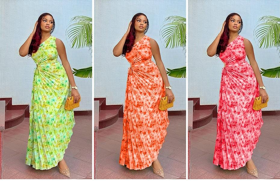 One arm clearance ankara dresses