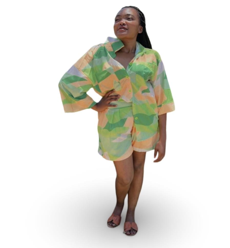 geo lime co-Ord set