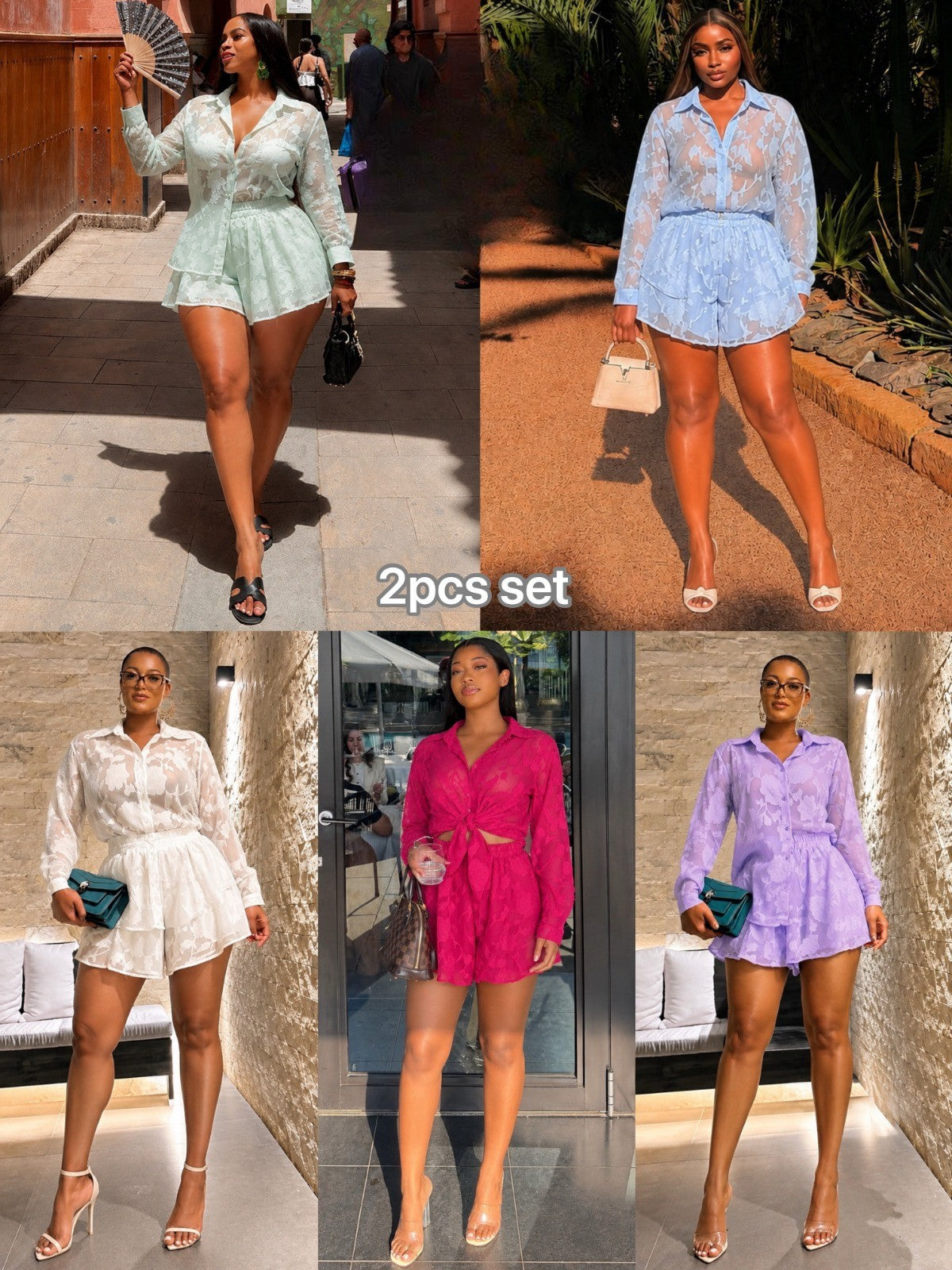 SHORT TWO PIECE SET