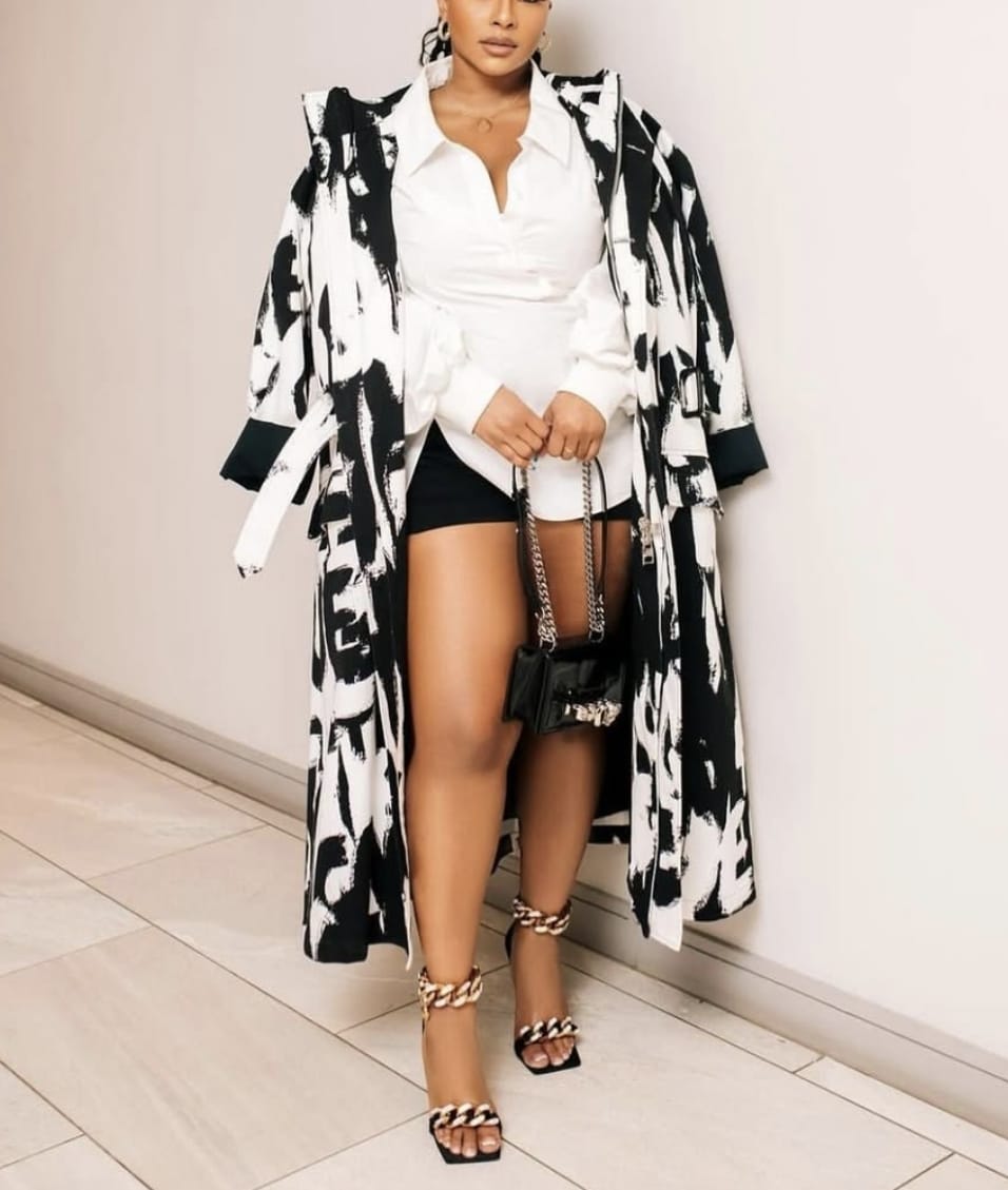 monochrome coat