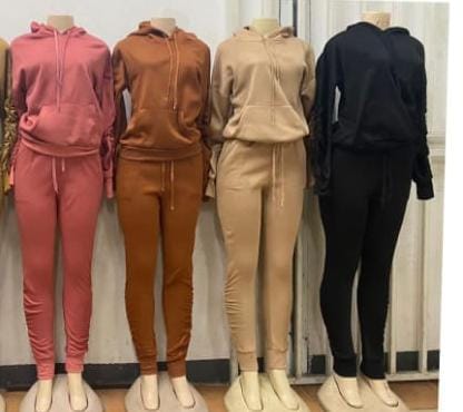 Ruched Tracksuit set
