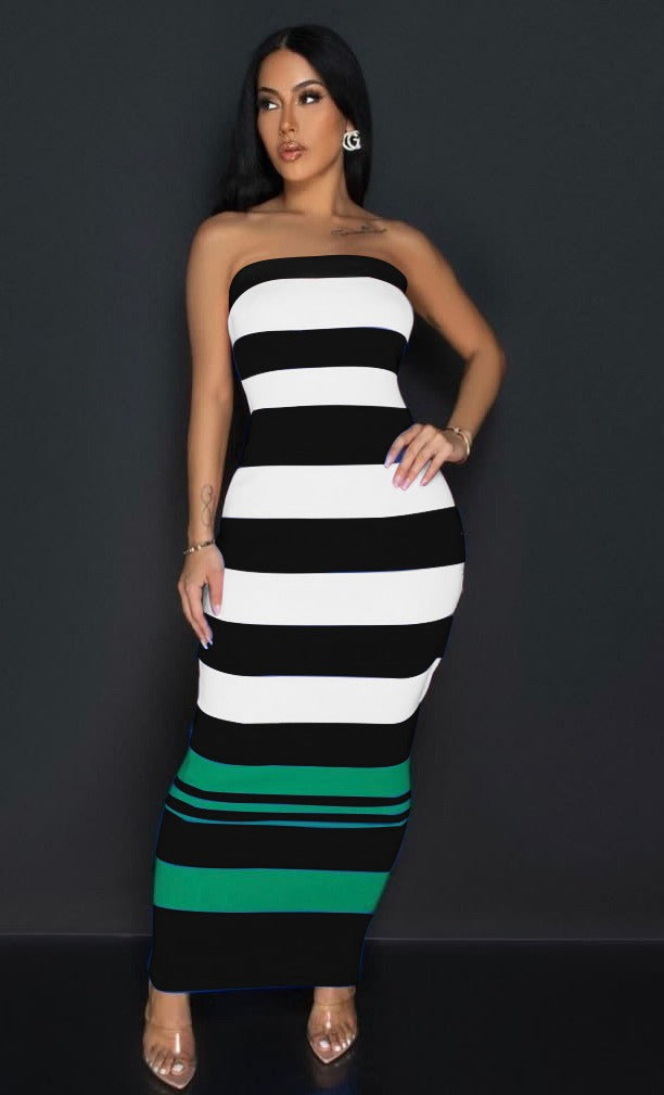 broad stripe bodycon