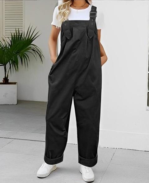 Black Dungaree jumpsuit