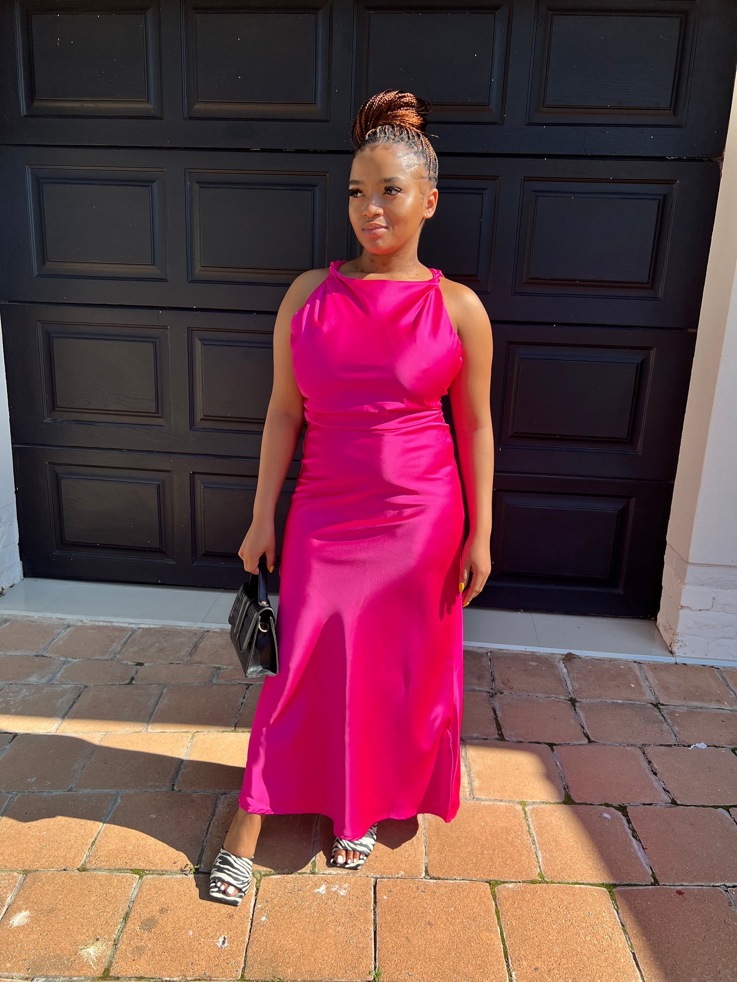 round neck full cover dress