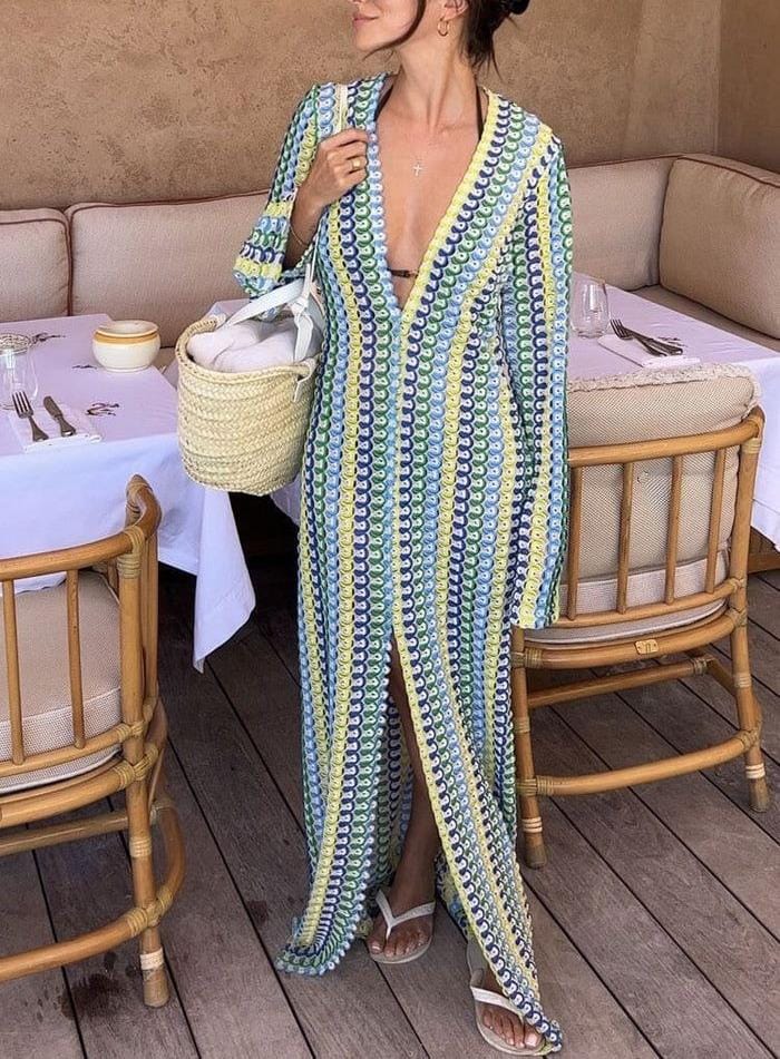 Sundress Colorful Maxi dress