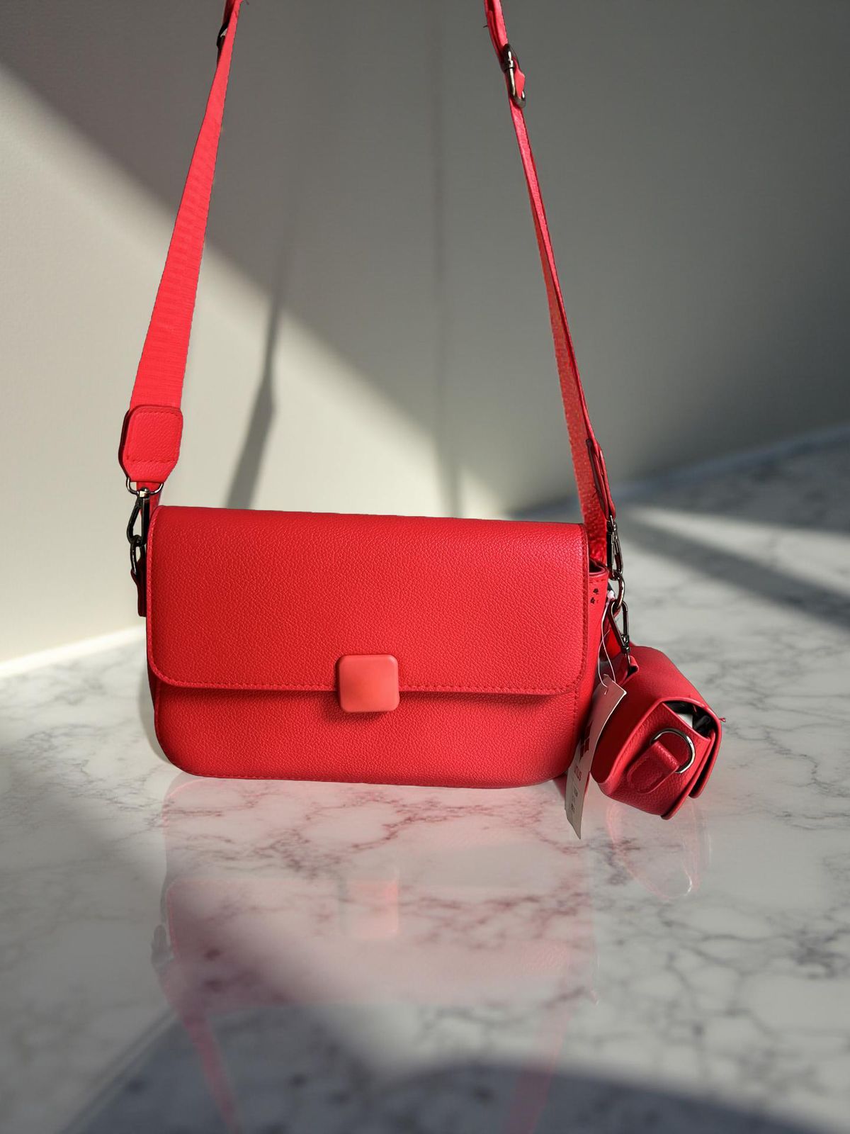 3 piece solid colour bag