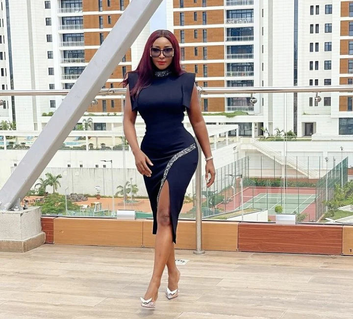 Front slit bodycon dress