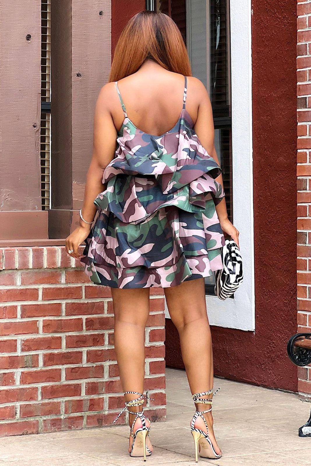 Camo Layered dress