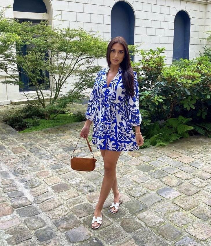 Mosaic Midi Dress