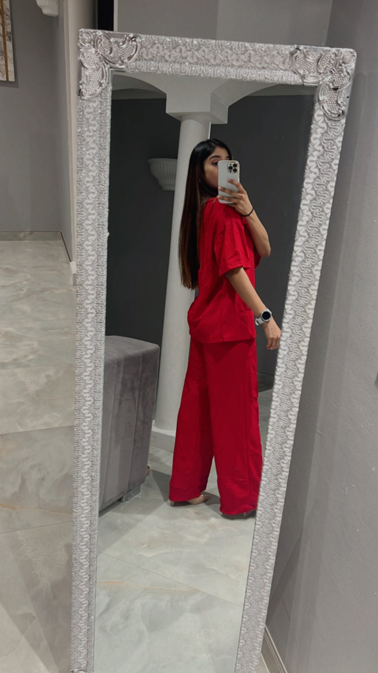 baggy t.shirt with pants twin set