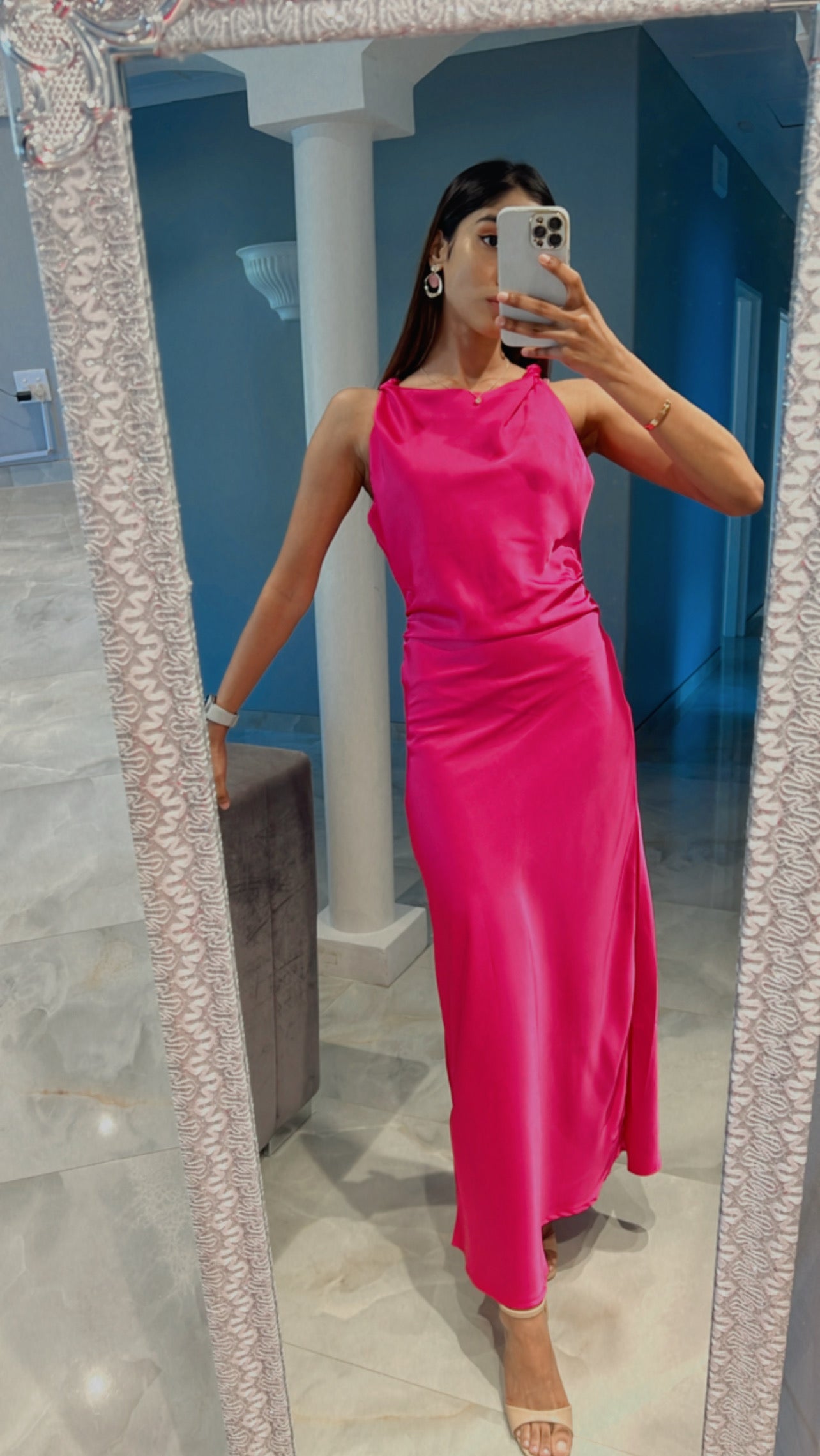 round neck full cover dress