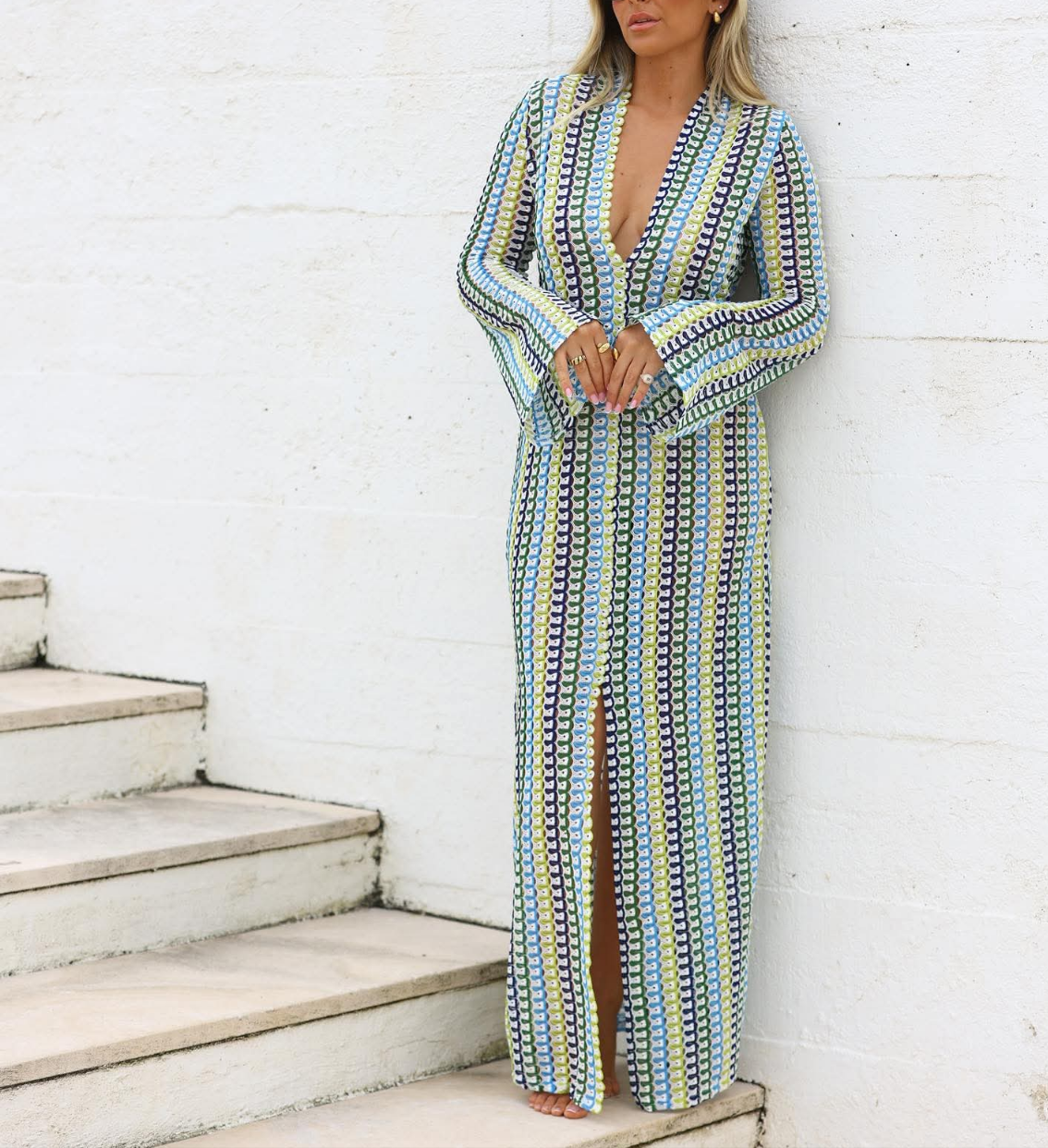 Sundress Colorful Maxi dress