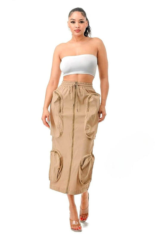 Zip style skirt