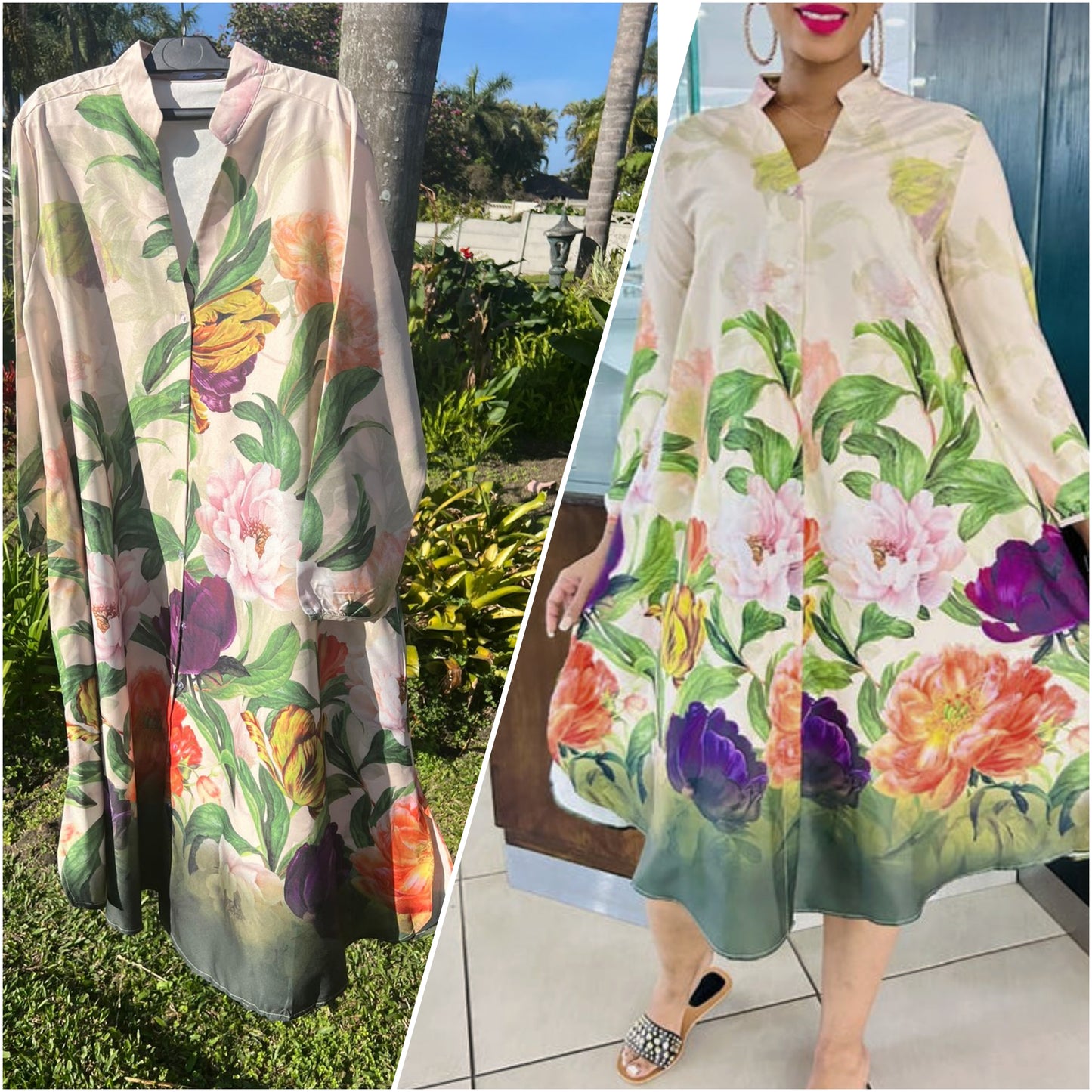 Relaxed Floral Dress