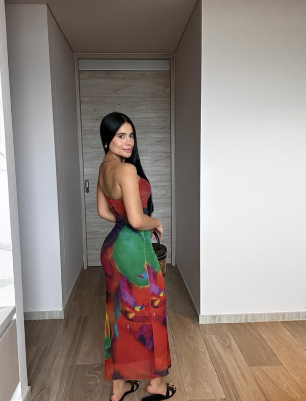 Ombre sleeveless dress