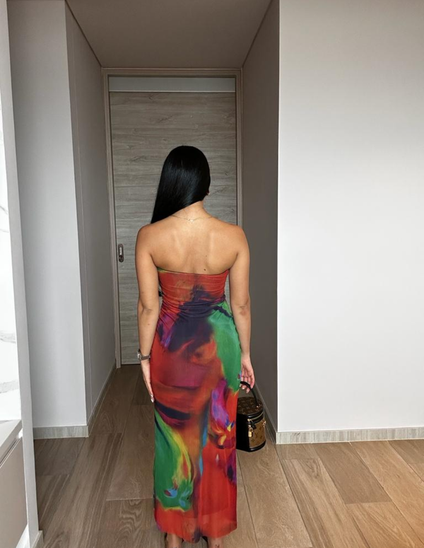 Ombre sleeveless dress