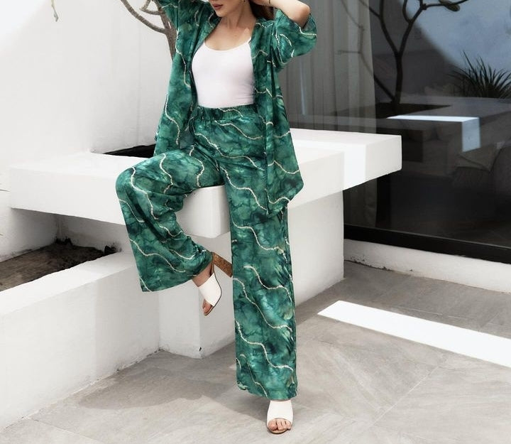 Side Zip pants & matching top