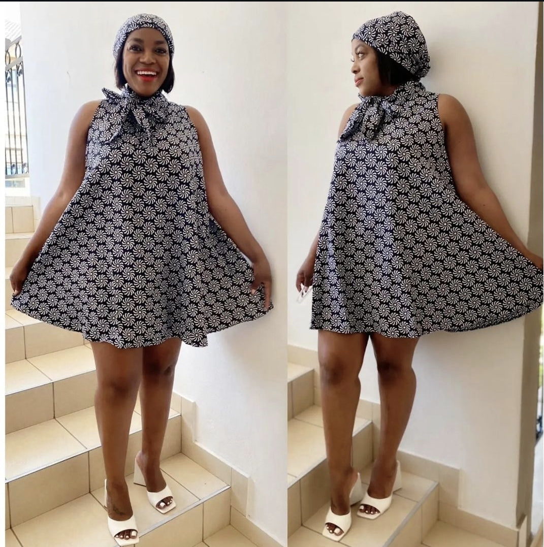Halter neck dress