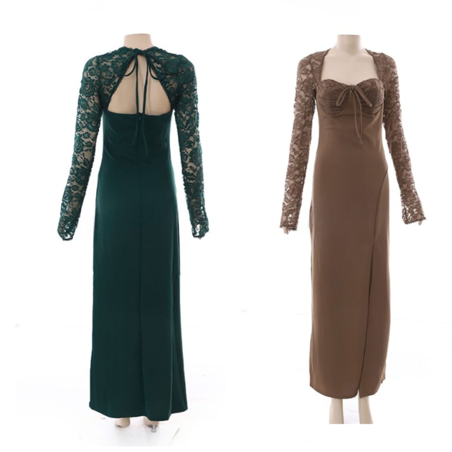 Lace sleeve bodycon dress