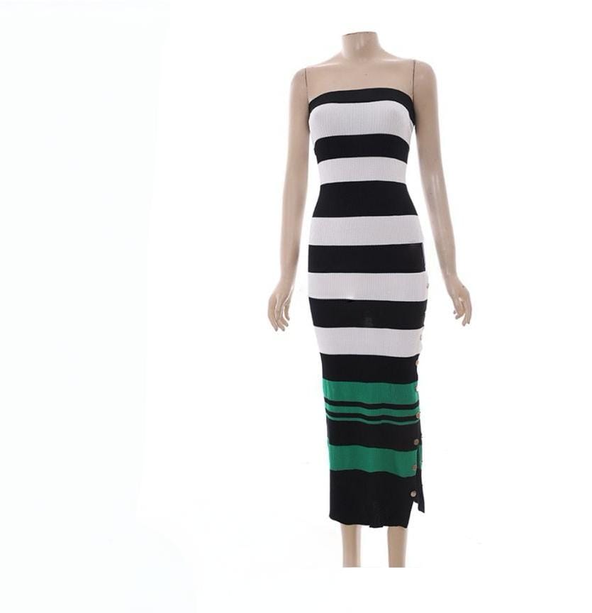 broad stripe bodycon