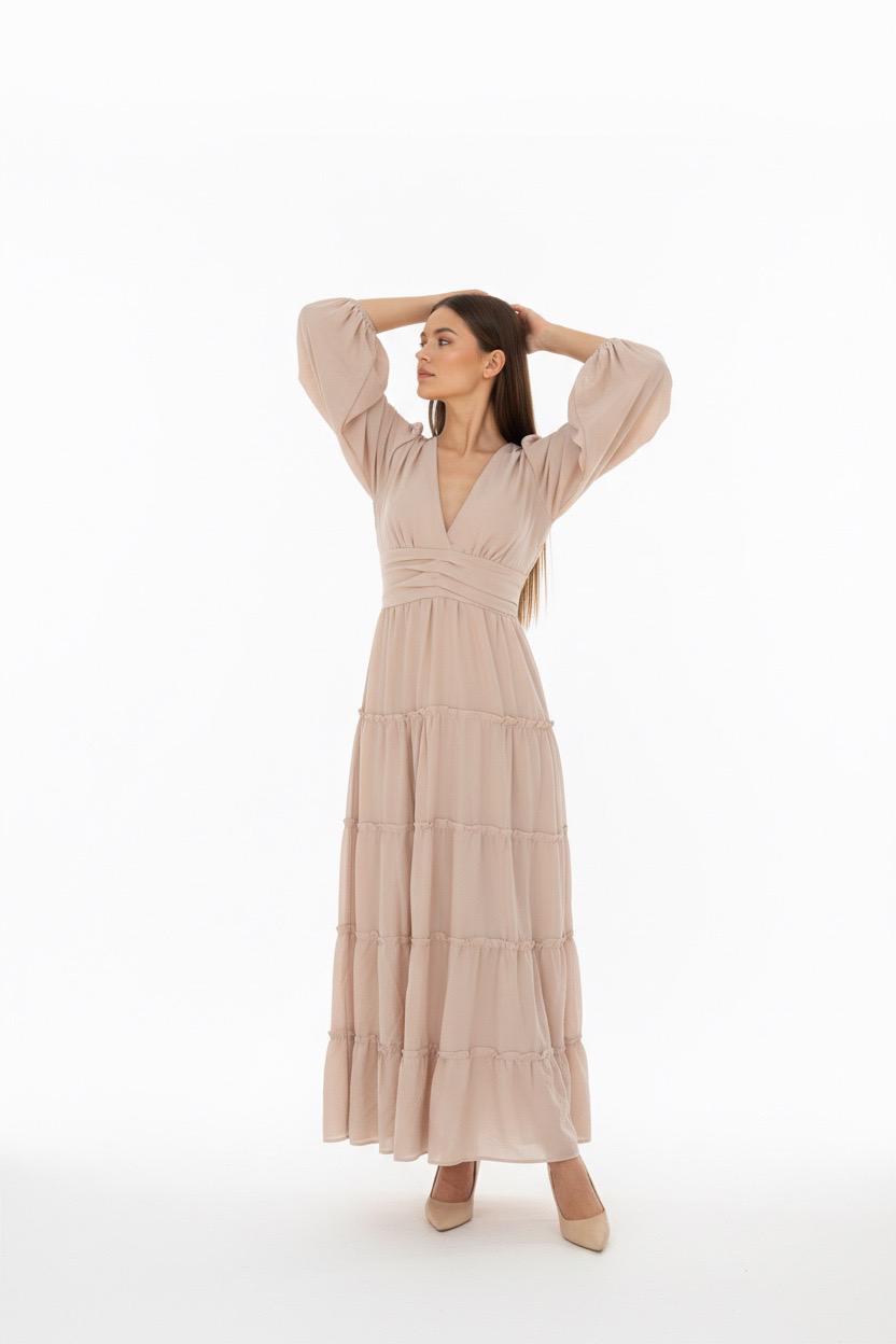 Baloon sleeves flowy dress