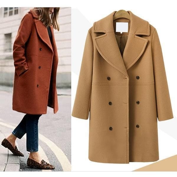 Warm melton coats